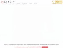 Tablet Screenshot of organic-marketing.co.uk